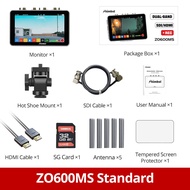 Shimbol ZO600MS 5.5 "จอมอนิเตอร์สำหรับบันทึกกล้องสนาม2000Nits 1920x108 0ความสว่างสูง4K HDMI-เข้ากันไ