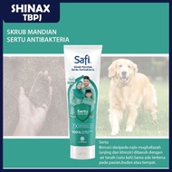 SAFI SKRUB MANDIAN SERTU ANTIBAKTERIA/100% SUMBER TANAH LIAT ASLI 300G/ BODY SCRUB/SERTU