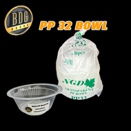 Disposable PP Plastic Bowl 32(5”)Party Bowl/Mangkuk Laksa/Mangkuk Plastik/ Mangkuk sup/ Mangkuk Kend