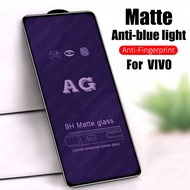 For VIVO V17 V15 S1 Pro Y12 Y17 Y19 Matte Anti Blue Ray Full Cover Glue Tempered Glass Screen Protector