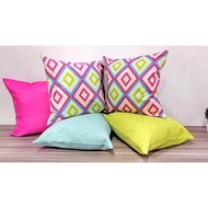 Cushion Cover Pillow Case Sofa Sarung Bantal Sofa Square 45 x 45 cm Plain Color Quality