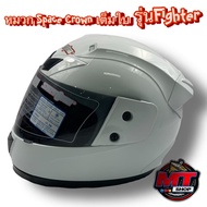 SPACE CROWN ของแท้ 100% หมวกกันน็อคเต็มใบ หุ้มคาง รุ่น FIGHTER (สีขาว)(สีดำเงา)(สีดำด้าน) หมวกกันน็อ