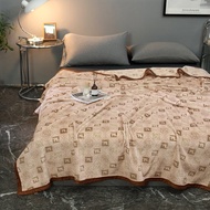 Accessible Luxury Modern Flannel Blanket Thin Bed Sheets Office Nap Blanket Sofa Blanket Single-Layer Double-Sided Fleece Blanket