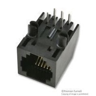 Te Connectivity 5555165-1 Right Angle Modular Jack 6P6C RJ25 Side Entry (Pack of 10)