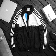 Men's fashion sportsJacket in black color combination DK3