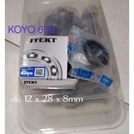 Bearing 6001 Laher Klaher Ball Bearing Koyo 6001 2RS Bearing Rubber Cap