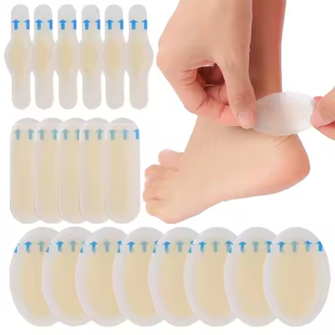 24pcs Adhesive Hydrocolloid Gel Blister Plaster Heel Anti-wearing Heel Sticker Pedicure Patch Plaste