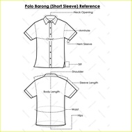 ✅ ◊ ✿ Obra ni Juan Cyclist Fit Polo Barong - White (#2698)