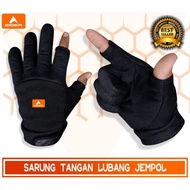Mountain Gloves Protective Motorcycle Gloves UV Rays Hollow 2 Fingers
