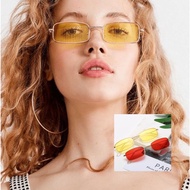 🇲🇾SMALL RECTANGULAR VINTAGE NEW RETRO MK K CLIQUE UVA UVB PROTECTION SUNGLASSES UNISEX SPEK MATA FAS