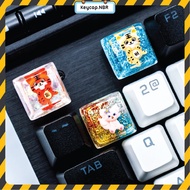 Cat, Bear, Cat, Bear Mechanical Keyboard Buttons Decorate Mechanical Keyboards