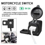 Universal Motorcycle 3-way Switch Waterproof Dustproof Charger Switch USB Charger