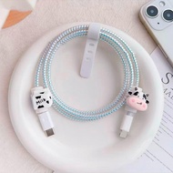 IPHONE New 1 Set of 4 items Data Cable Charger Cable Protector Data Cable Wire hp For Samsung Realme