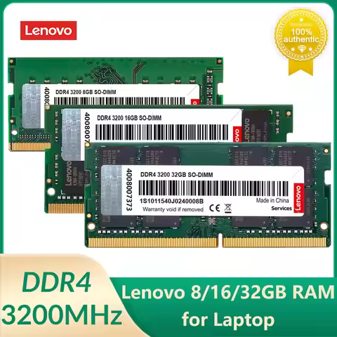 Lenovo Memory DDR4 3200MHz 8GB 16GB 32GB Laptop RAM 260pin SO-DIMM Memory for LEGION Laptop Notebook