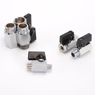 Brass Mini Ball Valve 1 Point 2 Point 3 Point 4 Point Polished Two Point Valve Push Type Valve