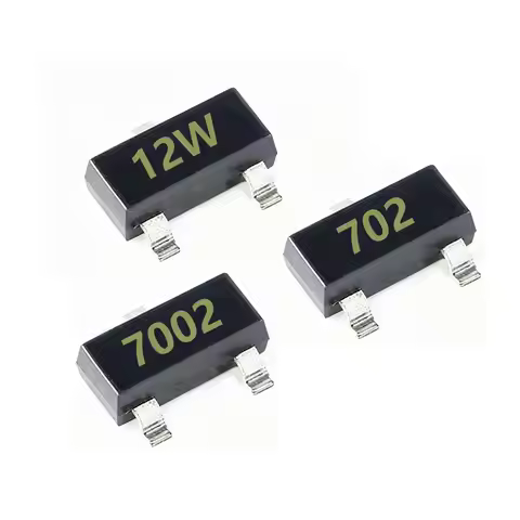 50pcs 2N7002K 2N7002CK 2N7002LT1G MMBT7002 702 7002 72K 12W SOT-23 323 523 N-channel SMD MOSFET