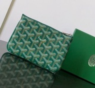 Brand New✨GOYARD Wallet Green Mini Card Holder/Coin Purse, Unisex