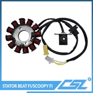 CSL Motor Parts Japan Quality Stator for Honda Beat FI/Scoopy FI