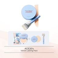 [AGE20’s] Velvet Lasting Pact 14g | + Refill + Brush - Matte Finish Makeup | AGE20's Beauty Products
