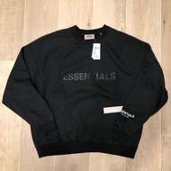 減價❗️全新正版FOG Essentials Cotton Sweater 衞衣黑色大碼
