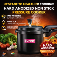 Indian Hard Anodized Pressure Cooker 3.5 Ltr / 5.5 Ltr Non Stick Fast Cooking Pressure Cooker