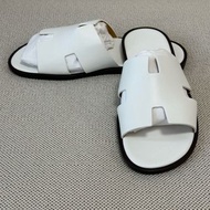 🔥Hermes Izmir男士拖鞋 白色涼鞋