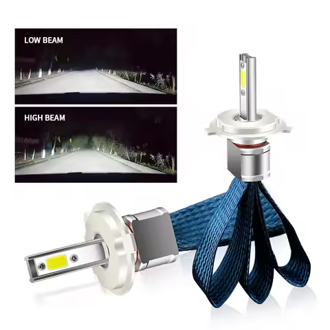 2PCS 96W H1 H4 HB2 Led Powerful Car Headlight Bulbs H7 H8 H11 High Low Beam 9600LM 9005 HB3 9006 HB4