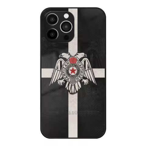 Paok Partizan Orthodox Brothers Tempered Glass Case On For Iphone 16 15 14 13 12 11 X 8 7 Soft Silic
