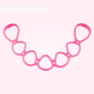 20 Pounds Resistance Band Yoga Jelly Band Seven Holes Back Pulling Womens Model Back Stretching Band