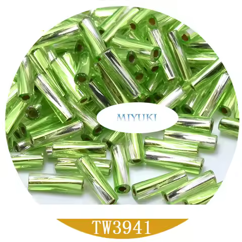Japan Miyuki Imported Beads Twist Bugle Tube 6mm 19 Colors 5G Handmade Accessories Ornament