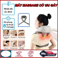 Máy Massage Cổ Vai Gáy 6D HJ-818 (HJ818) - Hàng Chính Hãng - Mô Phỏng Kỹ Thuật Massage Số 8 - Cải Th