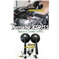 Classic retro XSR 155 round mirror, classic cnc round mirror