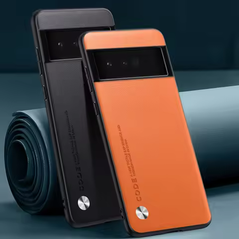 For Google Pixel 6 Pro Case Luxury Leather Phone Case For Google Pixel 6A 6 A Protective Cover Matte