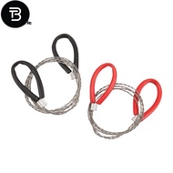 TRB 2 Pack PVC Pipe Cable Saw Stainless Steel Wire Saw Hand Pocket String Rope Saw Emergency Surviva