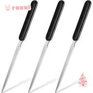 ROXUL 3 Pieces Letter Opener Open Letter, Grip Stainless Steel Letter Opener, Handle 3 Pieces Humani