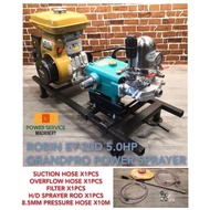 *ROBIN ENGINE EY-20D 5.0HP PLUNGER PUMP GRANDPRO GP130 POWER SPRAYER＃HONDA GP160 5.5HP/BUFFALO 7.5HP