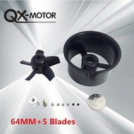 QX-Motor 64mm EDF Ducted Fan  with 5 Blades Without Motor Suit for RC Airplanes