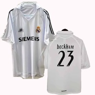 retro Issue real madrid 05 06 BECKHAM soccer jerseys football shirt men