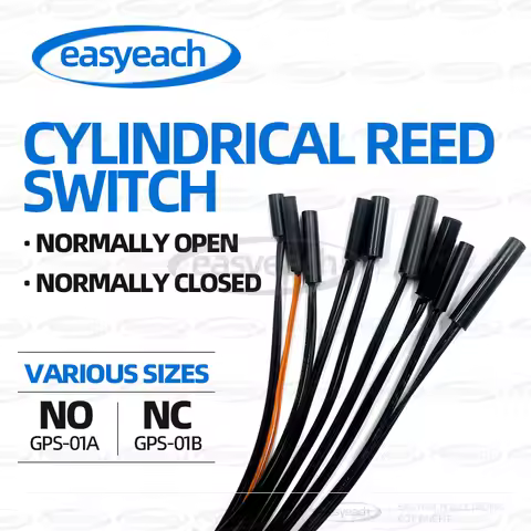 5pcs GPS-01 Reed switch 4x18mm 5x15/20/25mm 6x30/38mm NO/NC 6*38mmHP normally Open/closed Magnetron 