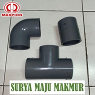 2.5 INCH PIPE CONNECTION MASPION AW KENI 21/2 INCH TEE 21/2 INCH SOK 21/2 INCH MASPION AW LT ELBOW