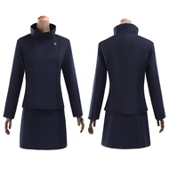 NEW HOLOUN Jujutsu JJK Manga Anime Shoko Ieiri Cosplay Costume Wig Jacket Skirt Rose Net Synthetic