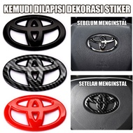 Car Emblem Steering Wheel 6.5cm Car Logo CasingTOYOTA TOYOTA