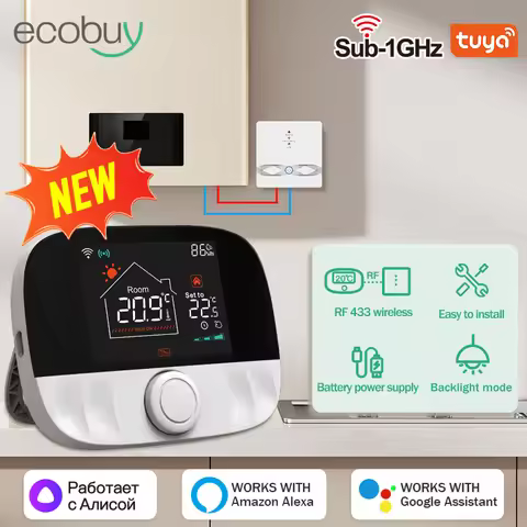 Tuya Smart Home Wifi Wireless Thermostat For Gas Boiler Wifi Connected Thermostat Smart Life Tempera