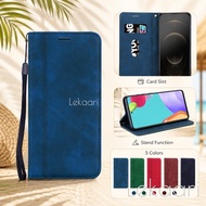 Flip Wallet Case For Vivo Y300 Y300i Y39 Y38 Y76 Y76S Y72 Y78 Y77 Y50 Y30 Y55 Y75 Y33S Card Slots St