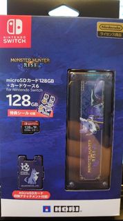 HORI MONSTER HUNTER 6位卡盒+128GB SD卡
