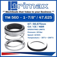 TRIMAX 560 1-7/8'' ( d1-47.625 x d3-71.0 x d7-66.68 x L1-50.8 x L3-11.1 ) Single-Spring Mechanical S