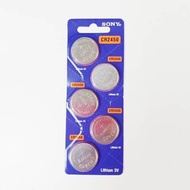 SONY CR2450 鈕扣電池3V電餅電芯鈕型電池 - 1粒裝 / 5粒裝 CR2032 Button Cell 3V Battery - 1-pack / 5-pack