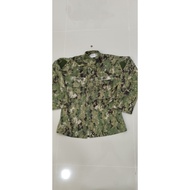 05USN Aor2 Us Military Shirt Size S-R Chest 42-44 Inches BLOUSE NAVY WORKING UNIFORM TYPE III Aor2 D