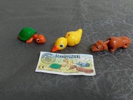 [罕有]  3/4 德國版 Kinder Surprise 健達出奇蛋玩具 - 1994年 濕地嗅探動物 Wackeltiere  #vintage#Kinder Toy#90s#經典#中古#食玩