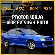 Proton Waja 4 Pintu Siap Potong Tinted Kereta / Proton Waja 4 Door Precut Car Tinted / Tinted Waja /